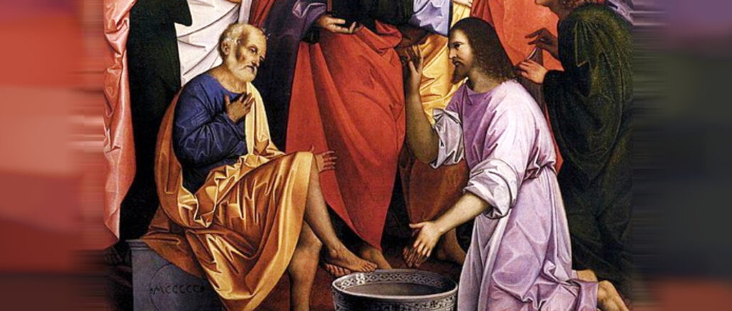 Die Fußwaschung in der Liturgie des Gründonnerstags und ihre große und vielschichtige Bedeutung