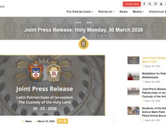 Das Lateinische Patriarchat von Jerusalem und die Franziskanerkustodie des Heiligen Landes veröffentlichten eine gemeinsame Erklärung, mit der sie den gestrigen Konflikt mit der israelischen Polizei für beendet erklären. Den beiden Kirchenvertretern wird für die Karwochen- und Osterliturgie der Zugang zur Grabeskirche gewährt. Die Gläubigen bleiben weiterhin ausgesperrt.