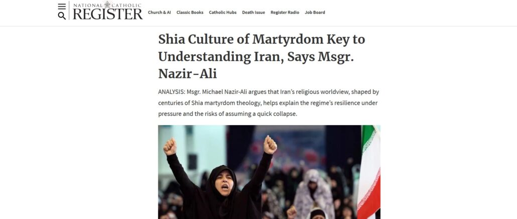 Zum besseren Verständnis der Ereignisse im Nahen Osten sprach Edward Pentin mit dem ehemaligen anglikanischen Bischof und heutigen katholischen Priester Michael Nasri-Ali, einem ausgewiesenen Kenner des Islams.