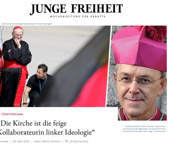 "Die Kirche in der Bundesrepublik Deutschland ist die feige Kollaborateurin linker Ideologie", kritisiert Bischof Athanasius Schneider (Astana)