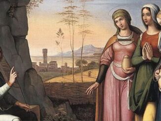 Die drei Frauen mit dem Engel beim leeren Grab