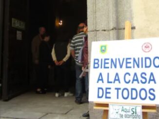 Die Pfarrkirche San Antón im Herzen von Madrid ist die Kirche "aller", samt Hund und Fußball-WM