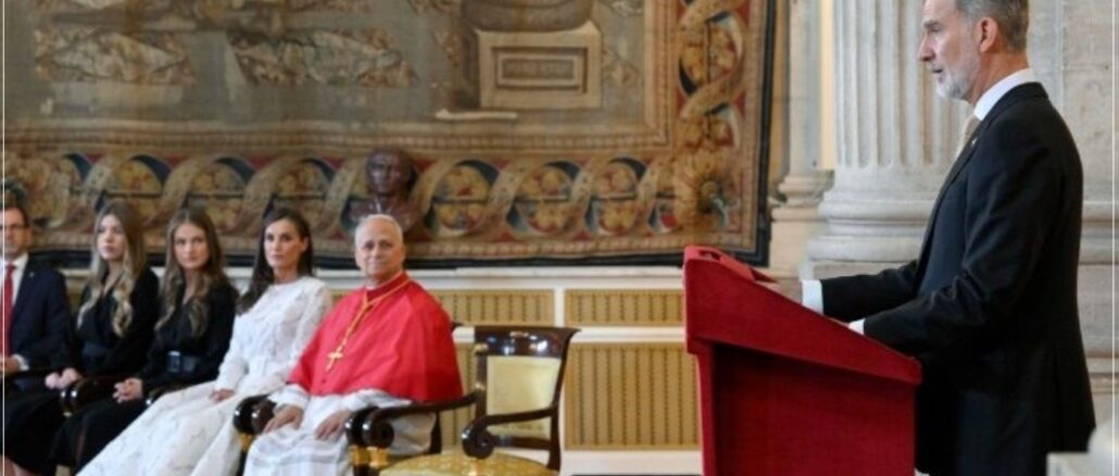 König Felipe VI. von Spanien mit Papst Leo XIV.