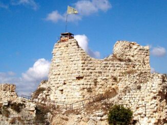Die Kreuzritterburg Beaufort im heutigen Südlibanon