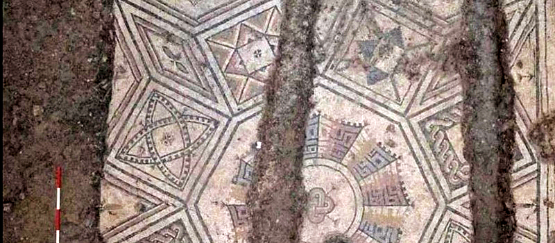 Boden der wiederentdeckten frühchristlichen Basilika von Oderzo