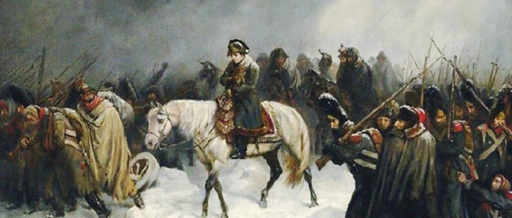 Napoleons Rückzug aus Rußland von Adolf Northen, 1854
