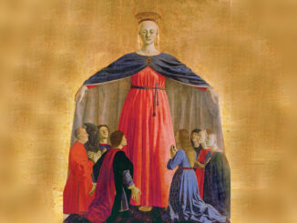 Piero della Francesca, zentraler Teil des Polyptychons der Barmherzigkeit (ca. 1444–1464)