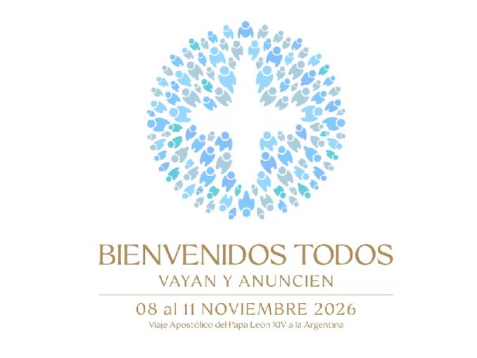 Das Motto des Papstbesuches in Argentinien lautet "Willkommen alle". So wollen es Argentiniens Bischöfe. Papst Leo XIV. verlangte den Zusatz: "Geht und verkündet", der nun zumindest klein darunter hinzugefügt wurde.