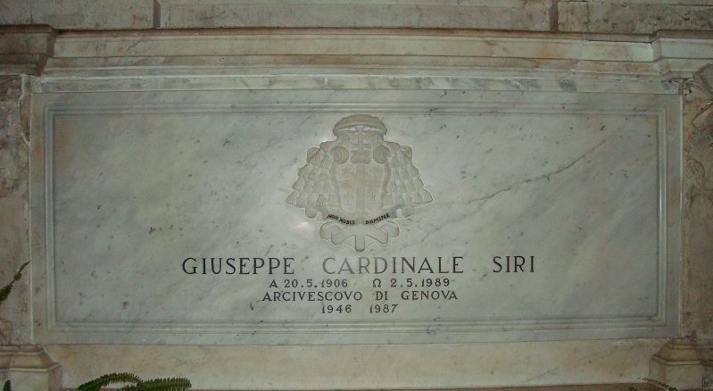 Kardinal Giuseppe Siri: Manche Anschuldigungen werden hartnäckig vorgetragen, aber deshalb nicht zutreffender.