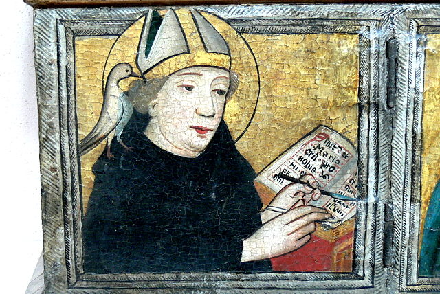 Augustinus als Kirchenlehrer, 1440, Stadtkirche Langenzenn