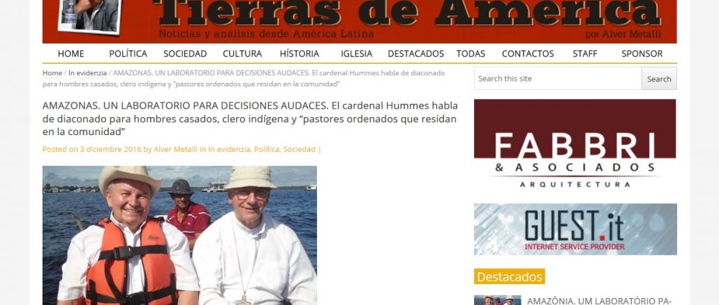 Kardinal Hummes bestätigt unter Berufung auf Papst Franziskus die "Amazonas-Werkstatt" und das "Amazonas-Priestertum". Der gewollte Priestermangel zur Durchsetzung altprogressiver Forderungen.