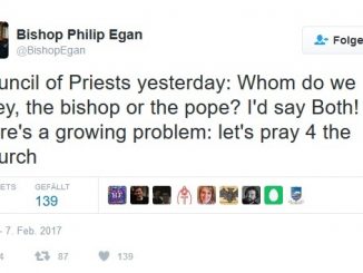 Bischof Philip Egan: "Wachsende Probleme" und "Zwietracht" in der Kirche wegen Amoris latitia.