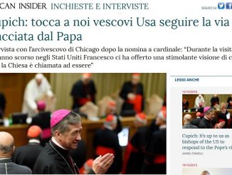 Interpretationsreigen: Erzbischof Cupich erklärt, dieselbe Interpretation von Amoris Laetitia zu vertreten, die auch Papst Franziskus vertritt, der wiederum sagte, dieselbe Interpretation von Amoris Laetitia zu vertreten, die Kardinal Christoph Schönborn am 8. April 2016 in Rom vertreten hat ...