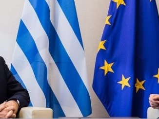 Donald Tusk (r.) und Alexis Tsipras sprachen in Athen über Migrantenfrage und Grenzsicherung