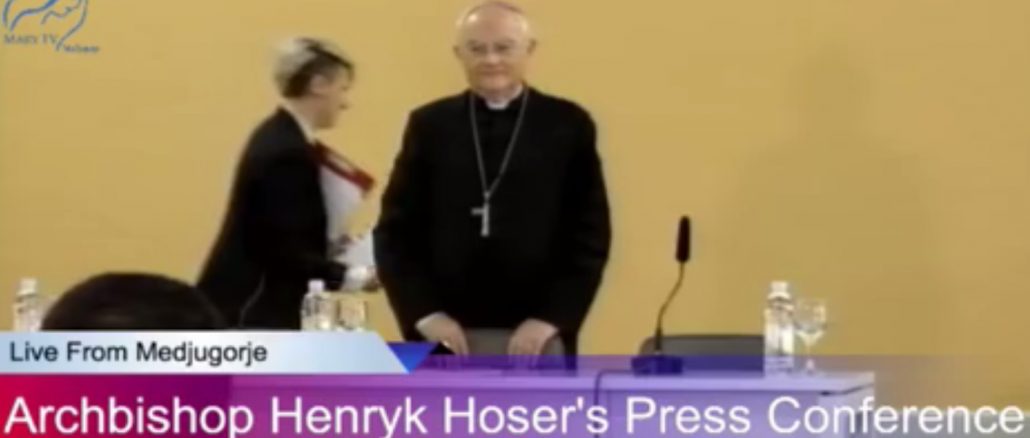 Erzbischof Henryk Hoser Medjugorje