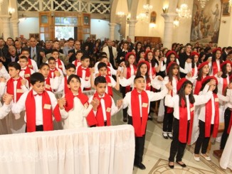 Firmung junger Katholiken in Ramallah