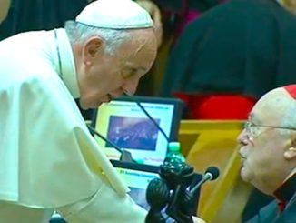 Motu proprio gegen sexuellen Kindesmißbrauch oder als Durchgriffsrecht gegen mißliebige Bischöfe - Papst Franziskus mit Kardinal Danneels