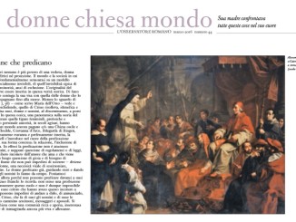 Frauenbeilage des Osservatore Romano fordert Frauenpredigt (statt Frauenpriestertum)