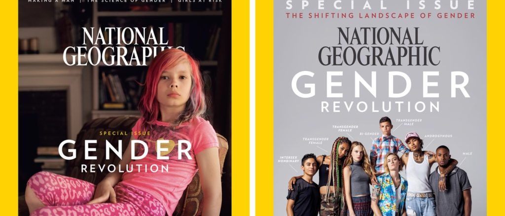 "Gender Revolution" - National Geographic als Teil einer breiten Kampagne zur Durchsetzung der Gender-Theorie, die von einem homo-pädophilen Sexologen und einer sadomasochistische Lesbe erfunden wurde.