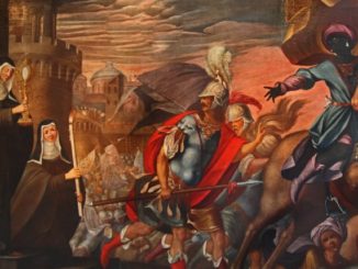 Heilige Klara von Assisi Allerheiligstes Sarazenen