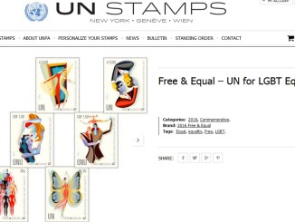 Homo-Briefmarken der UNO