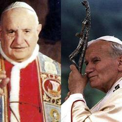 Johannes Paul II. und Johannes XXIII. Heiligsprechung am 27. April 2014