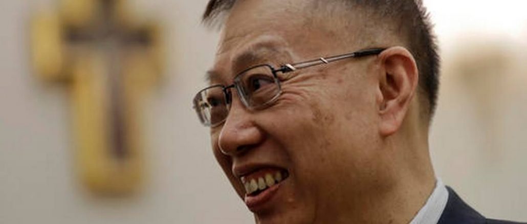 Huang Jufei, ehemaliger Vize-Gesundheitsminster der Volksrepublik China, bei der Vatikantagung gegen Organhandel