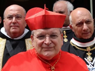 Kardinal Burke mit Malteserrittern