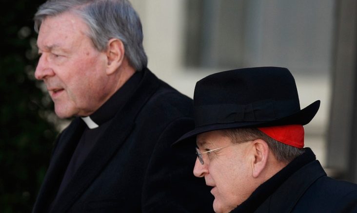 Kardinal George Pell und Kardinal Raymond Burke