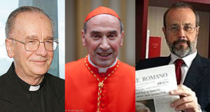 Kardinal Hummes, Kardinal De Paolis, Osservatore Romano-Chefredakteur Vian