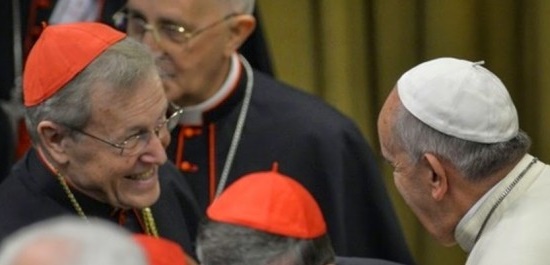 Kardinal Kasper mit Papst Franziskus
