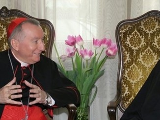 Kardinal Parolin und Patriarch Neofit