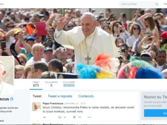 Lateinischer Twitter-Dienst von Papst Franziskus hat mehr als 500.000 Abonnenten