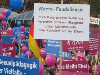 "Demo für alle" am 30. Oktober 2016 in Wiesbaden