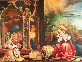 Maria mit Jesuskind Jubel der Engel