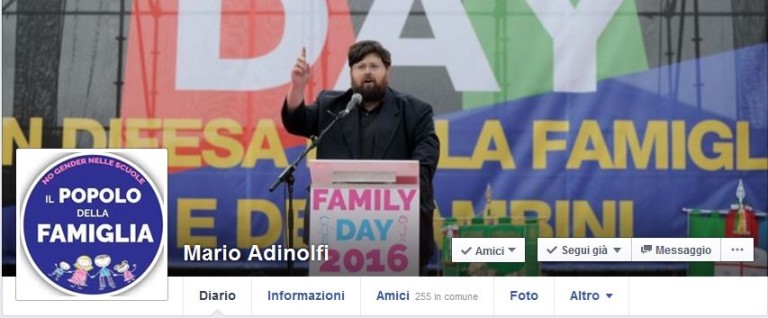 Mario Adinolfi (Family Day, Popolo della Famiglia)