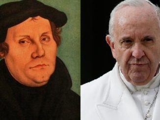 Martin Luther und Papst Franziskus