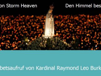 Operation Storm Heaven - Gebetsaufruf von Kardinal Raymond Leo Burke
