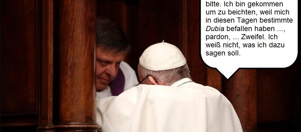 Papst Franziskus bekommt Zweifel