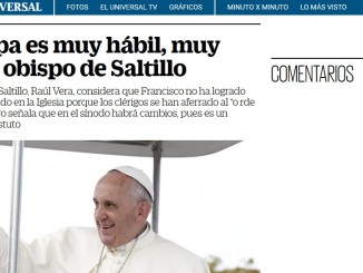 Bischof Vera Loppez: Papst Franziskus sei "muy cuco"