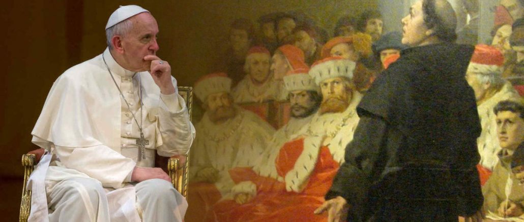 Papst Franziskus und Martin Luther: "Welcher Kirche gehört Jorge Mario Bergoglio eigentlich an?"