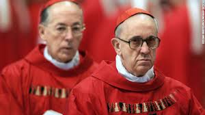 Papst Franziskus (vorne), Kardinal Cipriani Thorne (hinten)