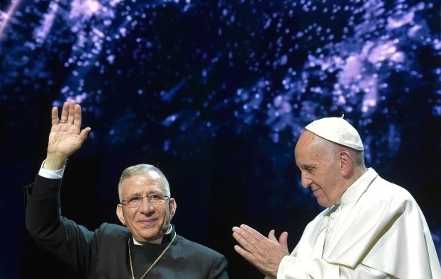 Papst Franziskus und Munib Younan, der Präsident des Lutherischen Weltbundes