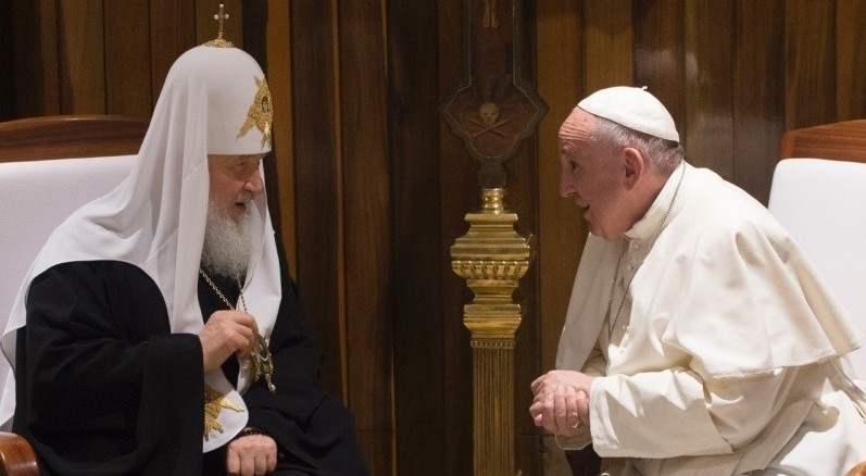 Patriarch Kyrill und Papst Franziskus Havanna