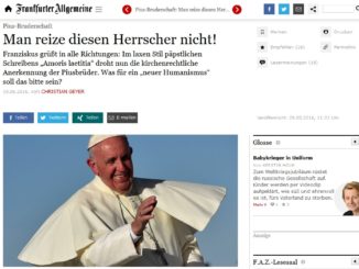 Torpedo gegen mögliche Anerkennung der Piusbruderschaft durch Papst Franziskus zu günstigen Bedigungen
