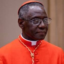 Robert Kardinal Sarah, ehemaliger Erzbischof von Conakry in Guinea, seit 2010 Präsident des Päpstlichen Rats Cor Unum