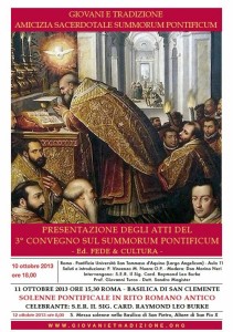 Summorum Pontificum: Tagungsband 2011 mit Eklat vorgestellt