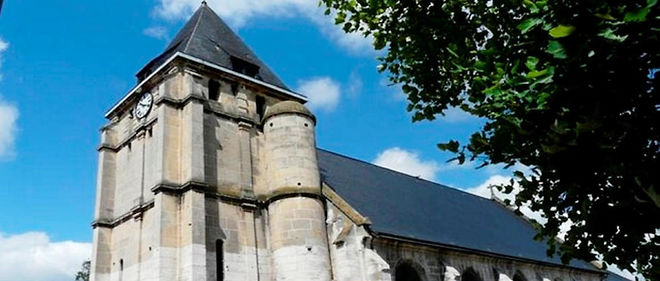 Tatort: Pfarrkirche Saint Etienne de Rouvray
