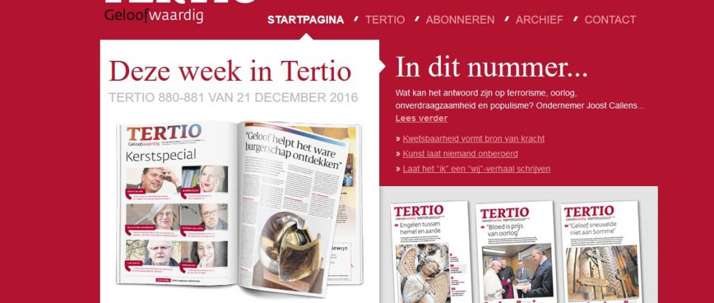 Tertio, die 2000 gegründete Wochenzeitung zur Verbreitung progressiver Ideen