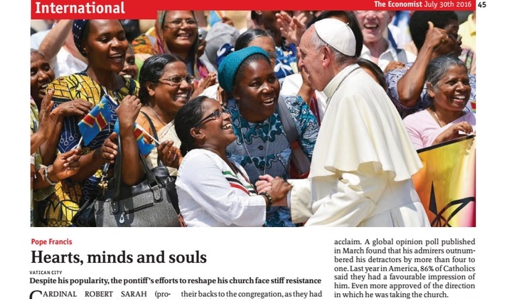 The Economist verteidigt Papst Franziskus gegen "Konservative" und "Traditionalisten"